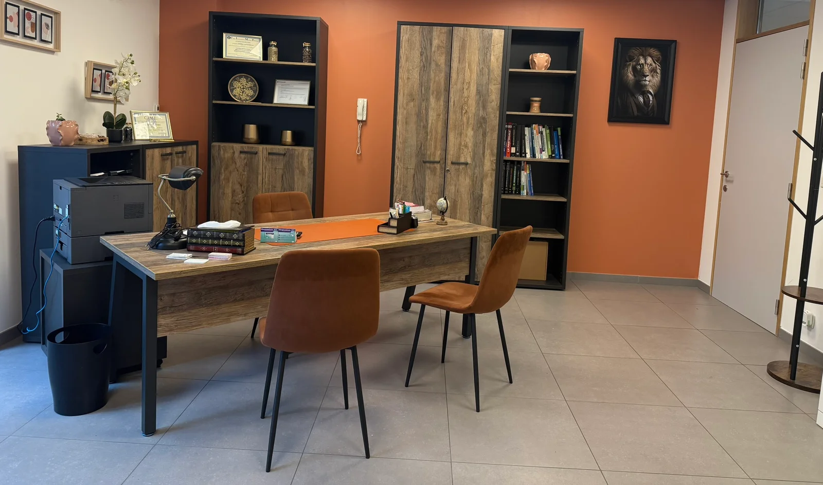 Le bureau de consultation de la Clinique du Parc à Mouscron